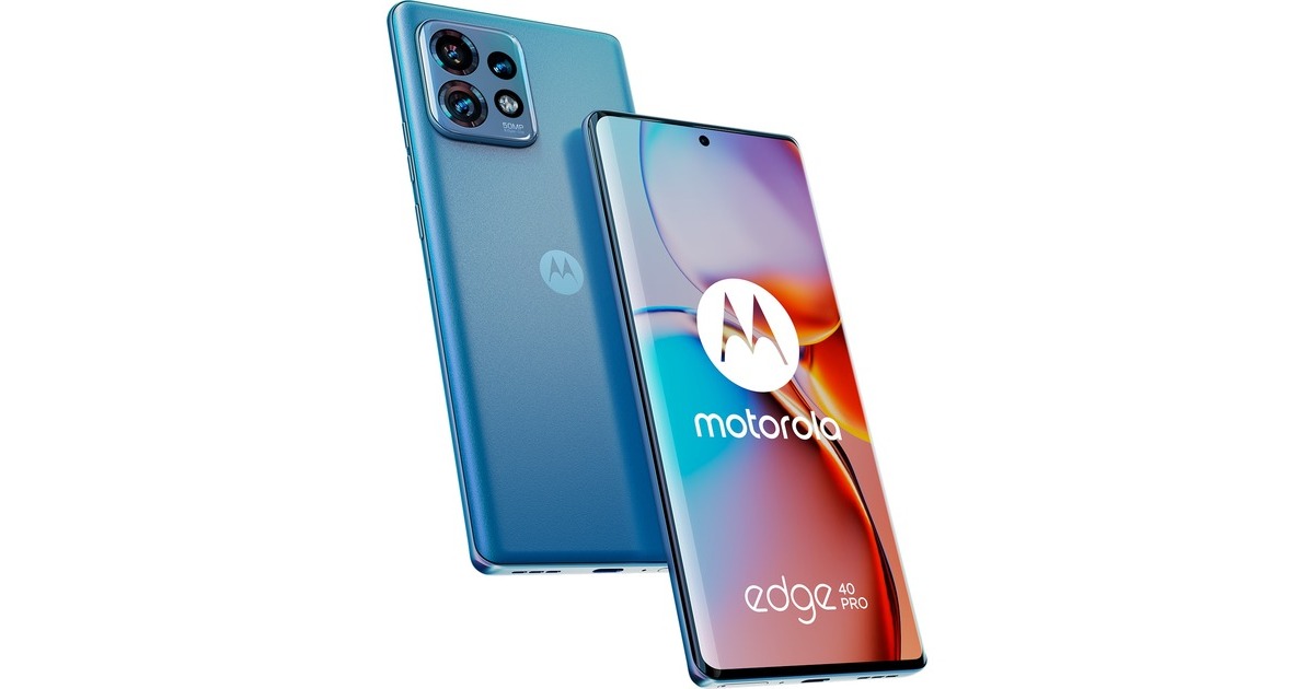 Motorola Edge 40 Pro 256GB, Handy(Lunar Blue, Dual SIM, Android 13)