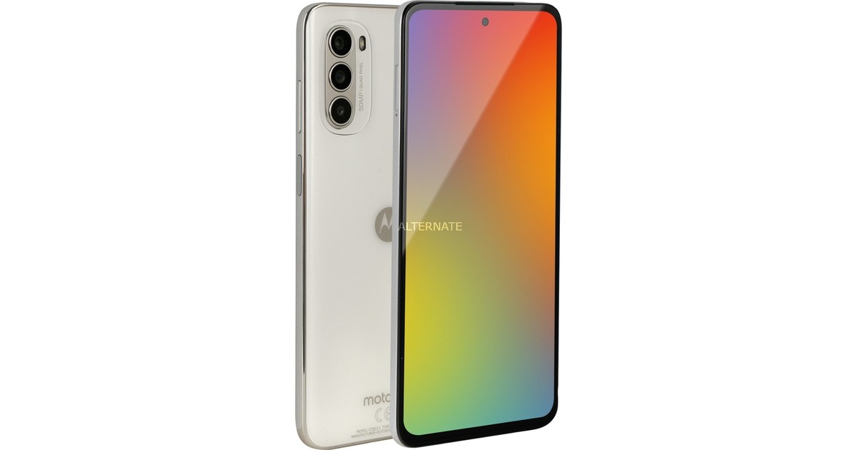 Motorola Moto G52 128GB, Handy(Porcelain White, Android 12, Dual-SIM)