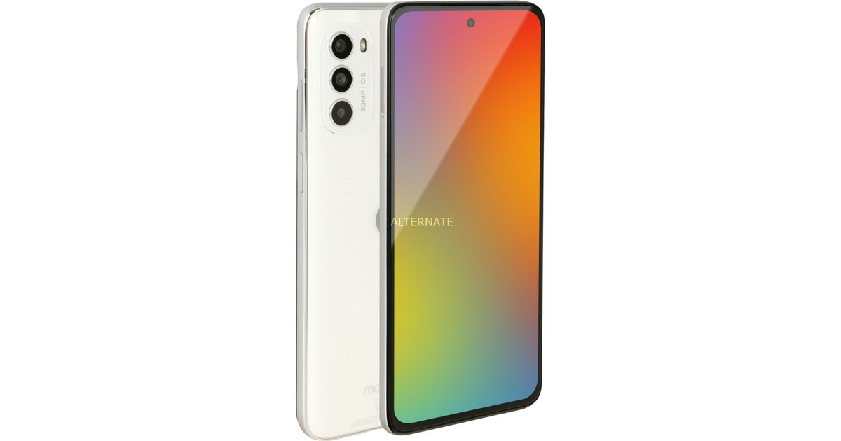 Motorola Moto G82 128GB, Handy(White Lily, Android 12, Dual-SIM)