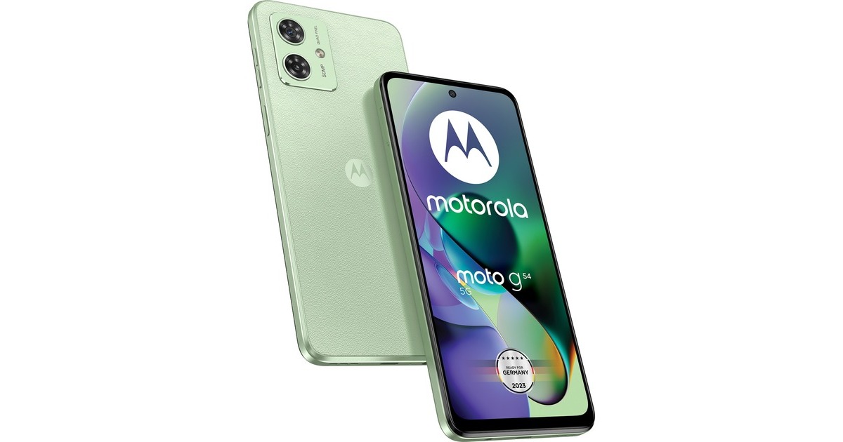 Motorola g54 5G 256GB, Handy(Mint green, Android 13, 8 GB)