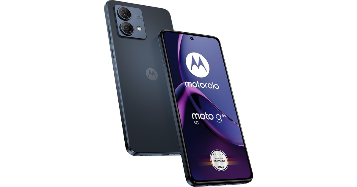 Motorola g84 5G 256GB, Handy(Midnight Blue, Android 13, 12 GB LPDDR4X)