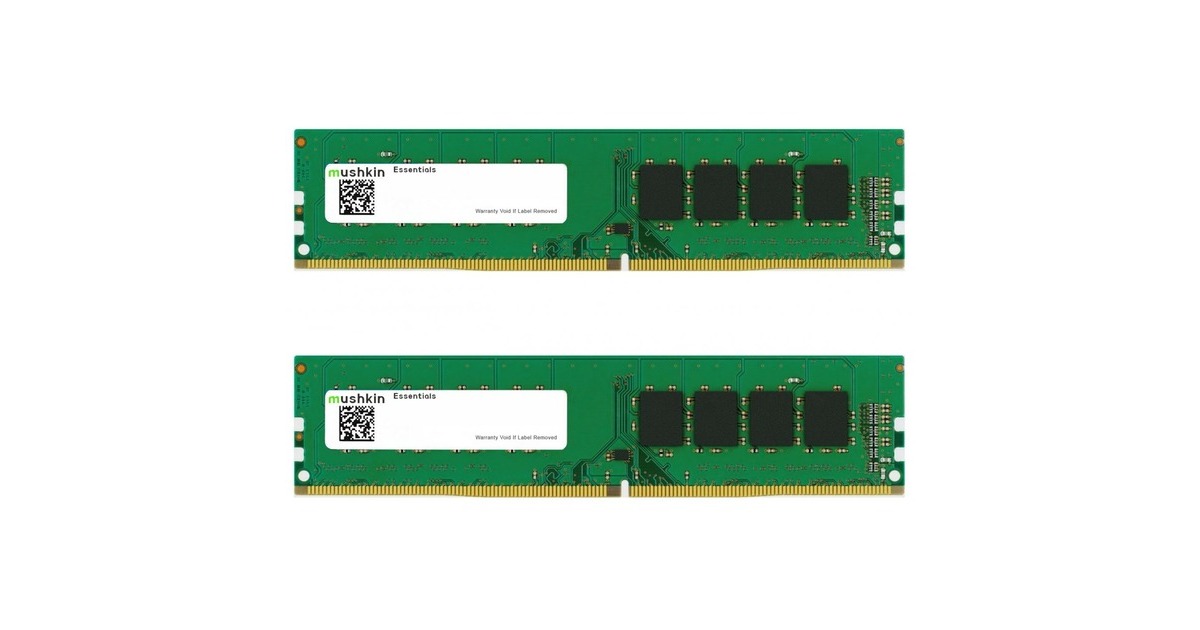 Mushkin DIMM 16 GB DDR4-2933 (2x 8 GB) Dual-Kit, Arbeitsspeicher(MES4U293MF8GX2, Essentials)