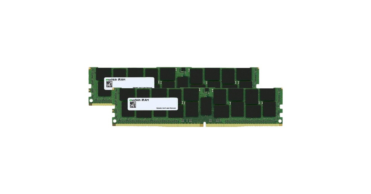 Mushkin DIMM 16 GB DDR4-2933 (2x 8 GB) Dual-Kit, für Mac Pro , Arbeitsspeicher(MAR4R293MF8G18X2, iRAM) Mushkin DIMM 16 GB DDR4-2933 (2x 8 GB) Dual-Kit, für Mac Pro , Arbeitsspeicher(MAR4R293MF8G18X2, iRAM)