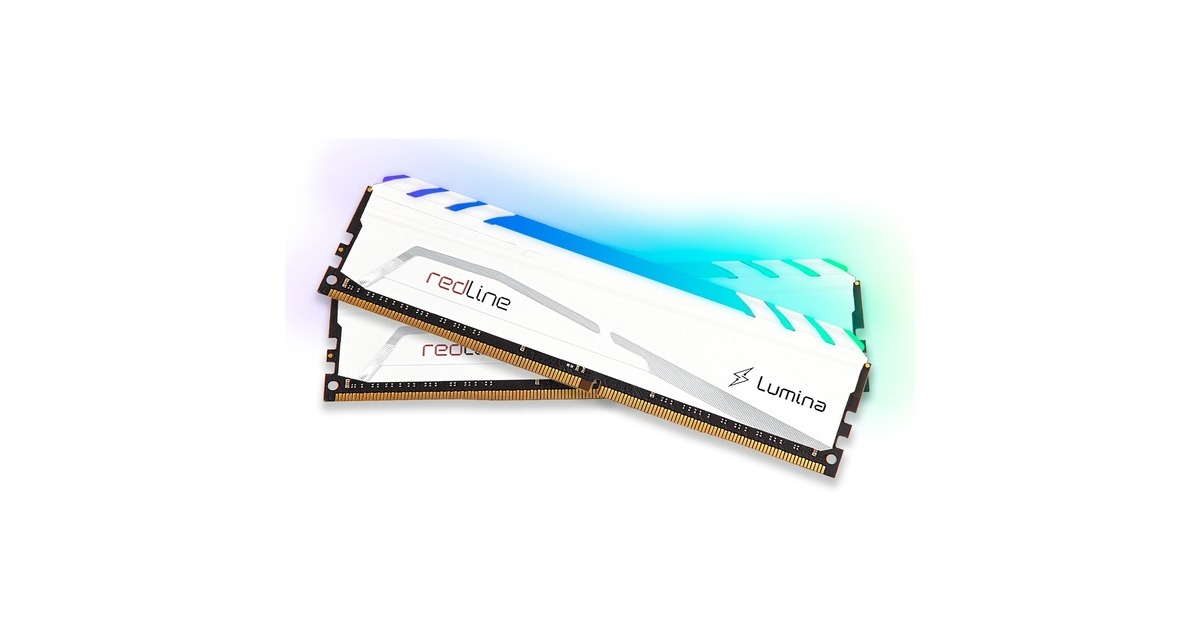 Mushkin DIMM 16 GB DDR4-3200 (2x 8 GB) Dual-Kit, Arbeitsspeicher(weiß, MLB4C320EJJP8GX2, Redline Lumina White, INTEL XMP)