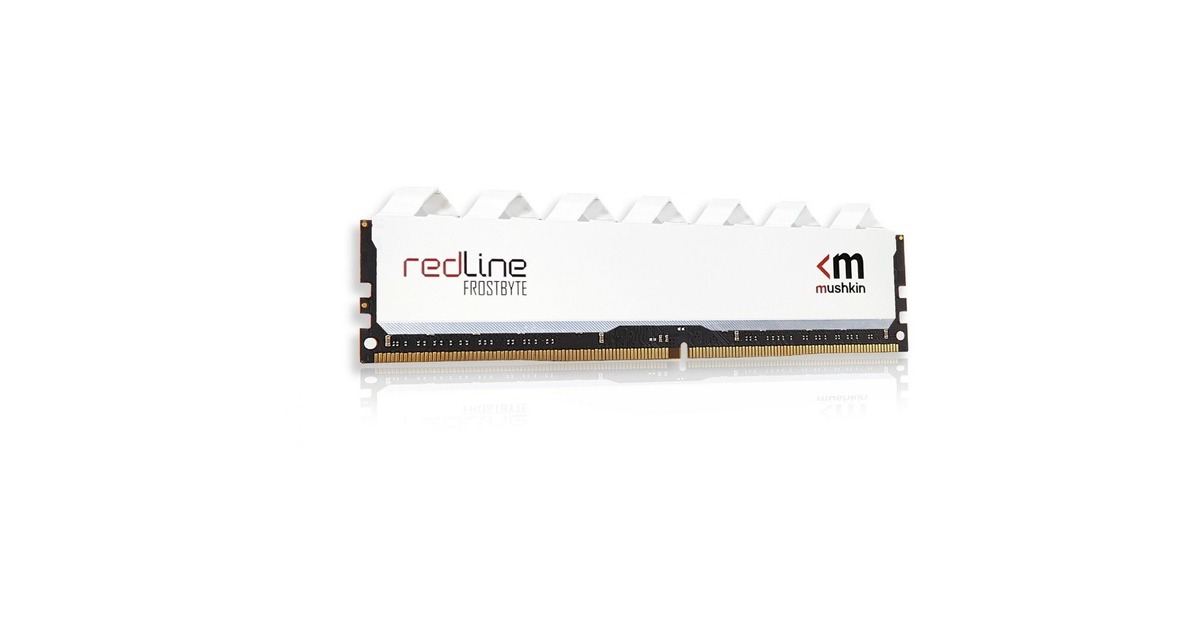 Mushkin DIMM 16 GB DDR4-3600 (2x 8 GB) Dual-Kit, Arbeitsspeicher(weiß, MRD4U360GKKP8GX2, Redline, INTEL XMP)