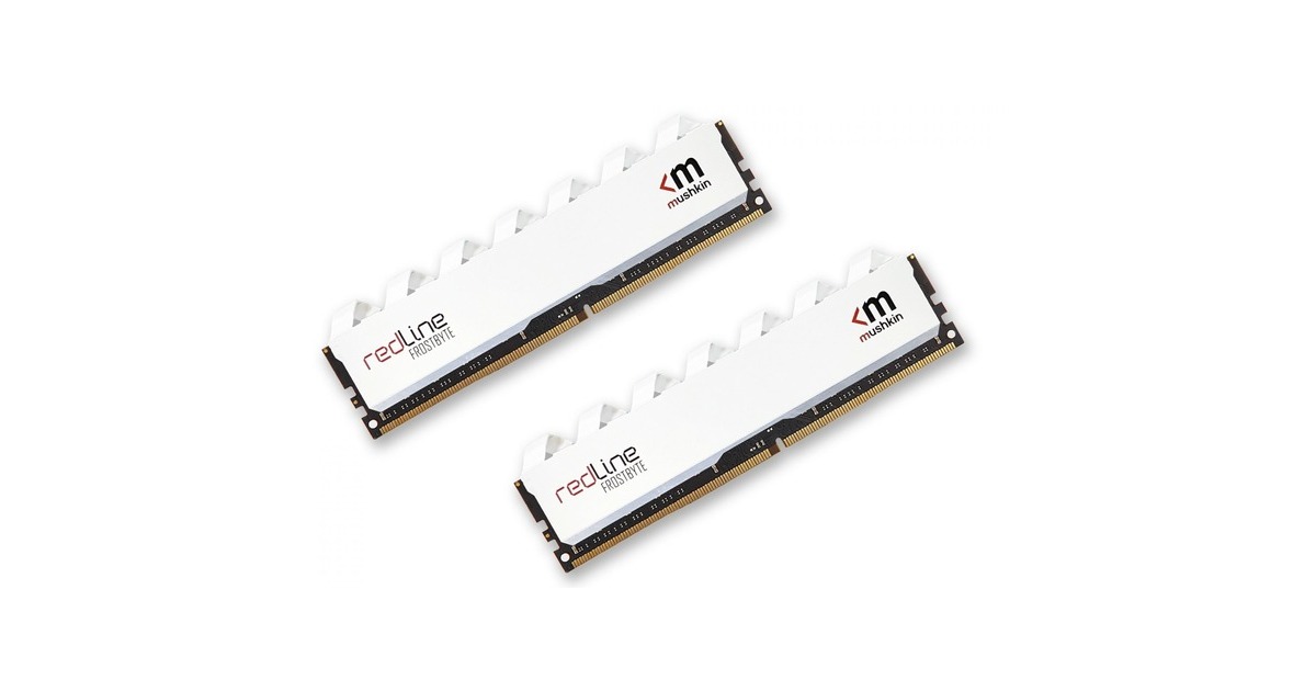 Mushkin DIMM 16 GB DDR4-3600 (2x 8 GB) Dual-Kit, Arbeitsspeicher(weiß, MRD4U360EKKT8GX2, Redline, INTEL XMP)
