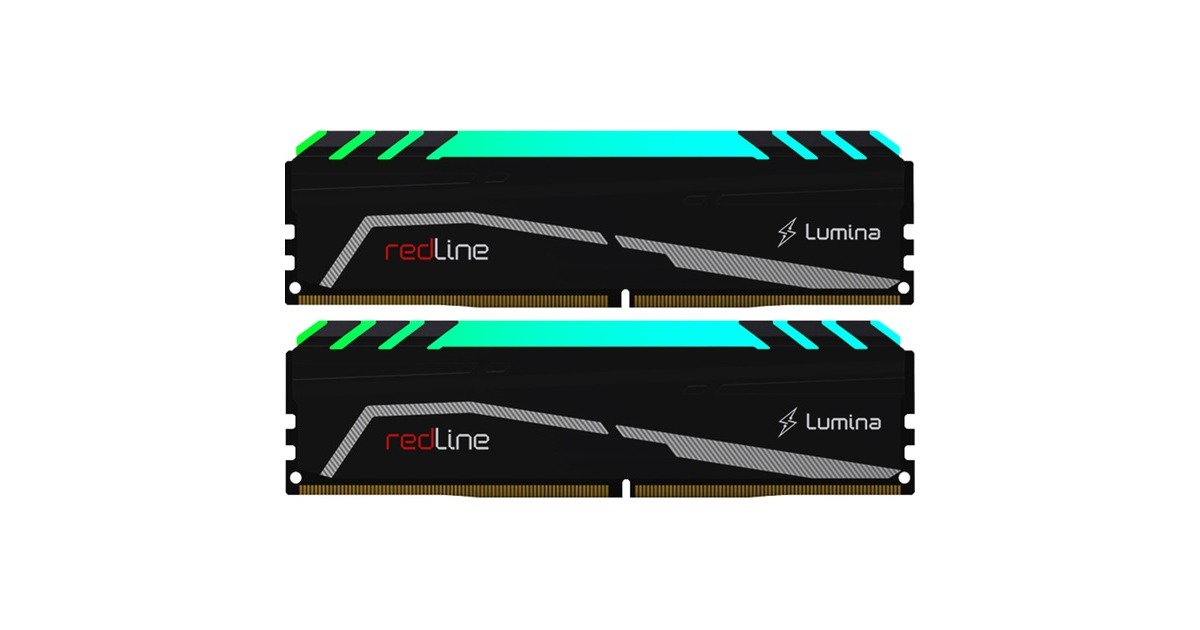 Mushkin DIMM 16 GB DDR4-4000 (2x 8 GB) Dual-Kit, Arbeitsspeicher(schwarz, MLA4C400JNNM8GX2, Redline Lumina RGB, INTEL XMP)