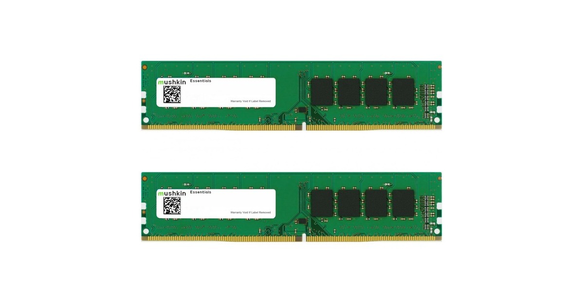 Mushkin DIMM 32 GB DDR4-2933 (2x 16 GB) Dual-Kit, Arbeitsspeicher(MES4U293MF16GX2, Essentials)
