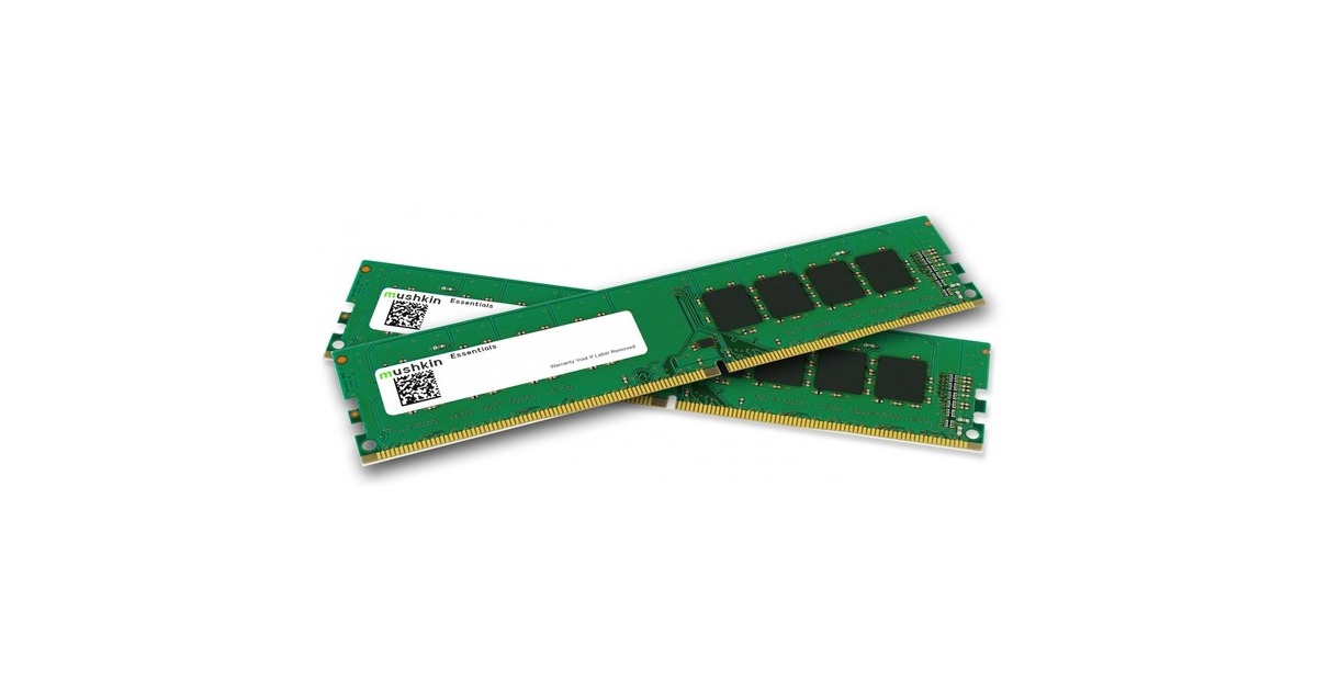 Mushkin DIMM 32 GB DDR4-2933 (2x 16 GB) Dual-Kit, Arbeitsspeicher(MES4U293MF16GX2, Essentials)