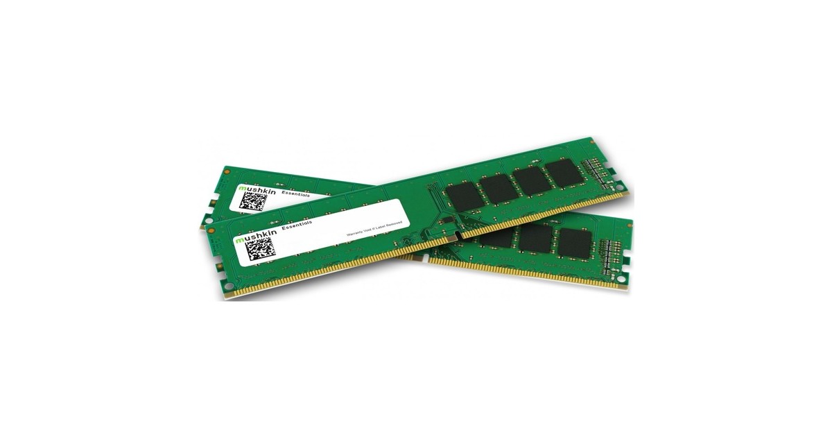 Mushkin DIMM 32 GB DDR4-3200 (2x 16 GB) Dual-Kit, Arbeitsspeicher(MES4U320NF16GX2, Essentials)