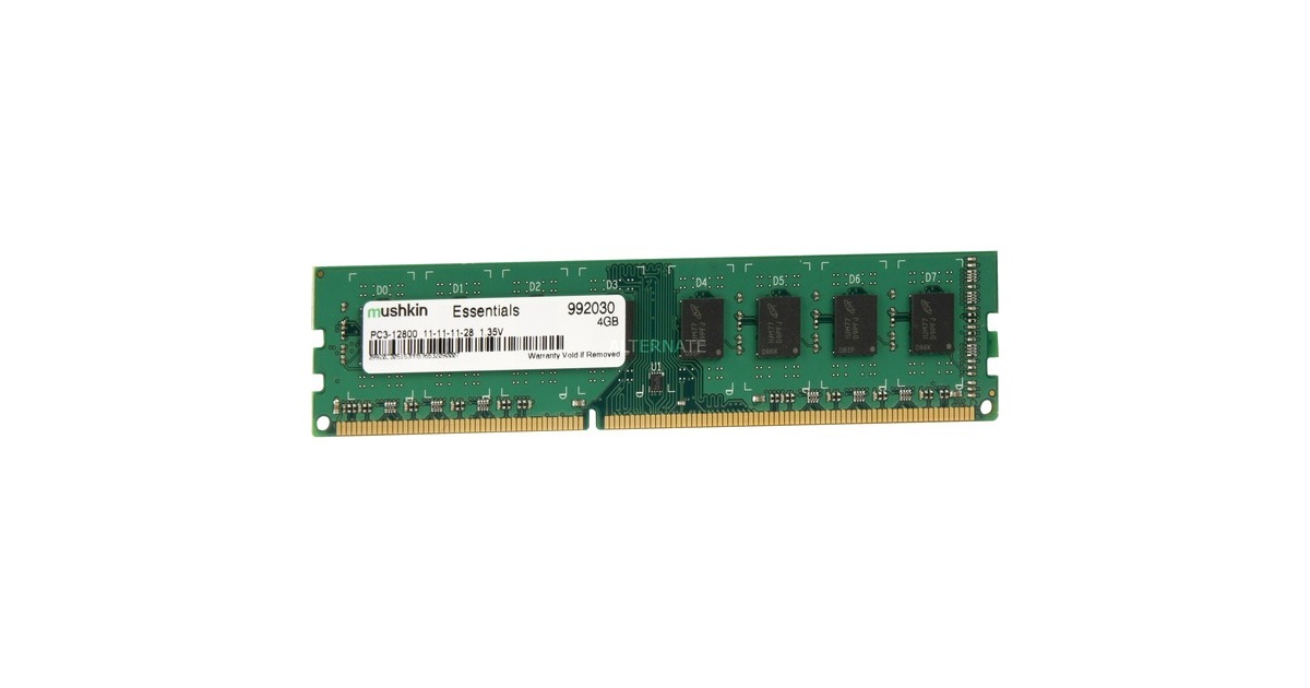 Mushkin DIMM 4 GB DDR3-1600, Arbeitsspeicher(992030, Essentials LV) Mushkin DIMM 4 GB DDR3-1600, Arbeitsspeicher(992030, Essentials LV)