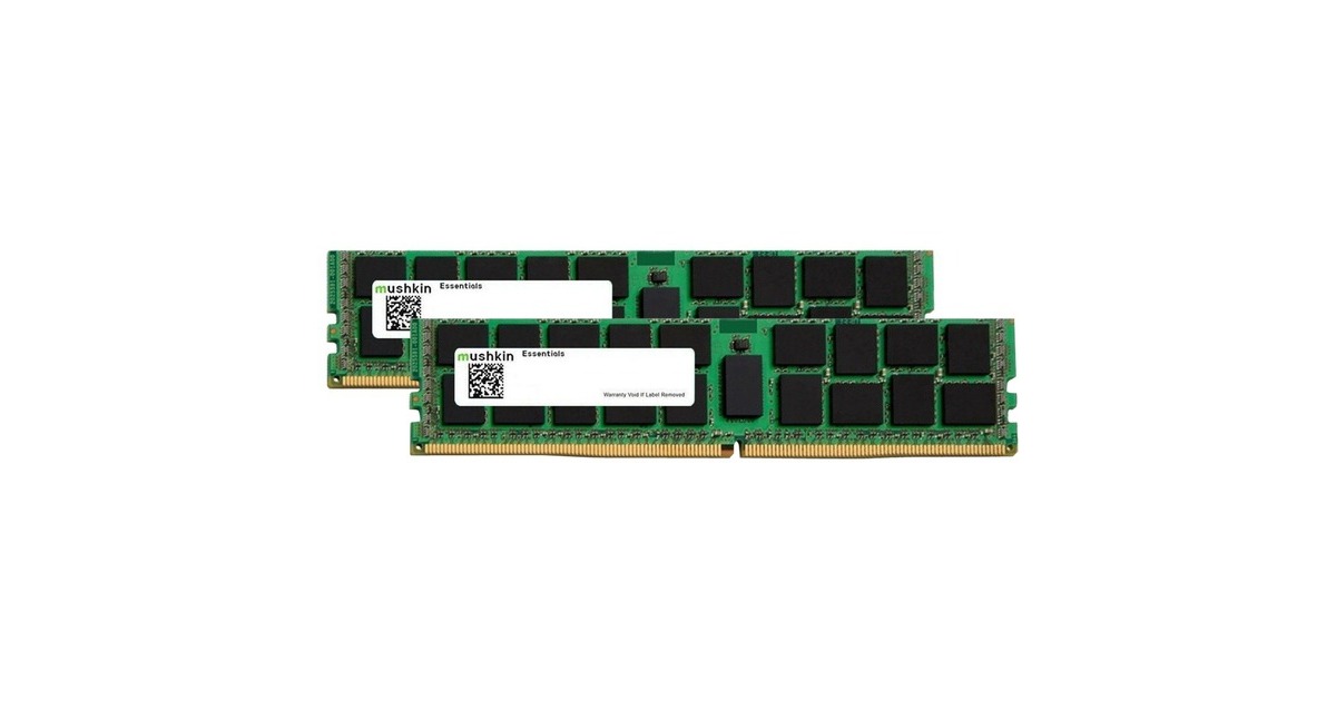 Mushkin DIMM 64 GB DDR4-2666 (2x 32 GB) Dual-Kit, Arbeitsspeicher(MES4U266KF32GX2, Essentials)