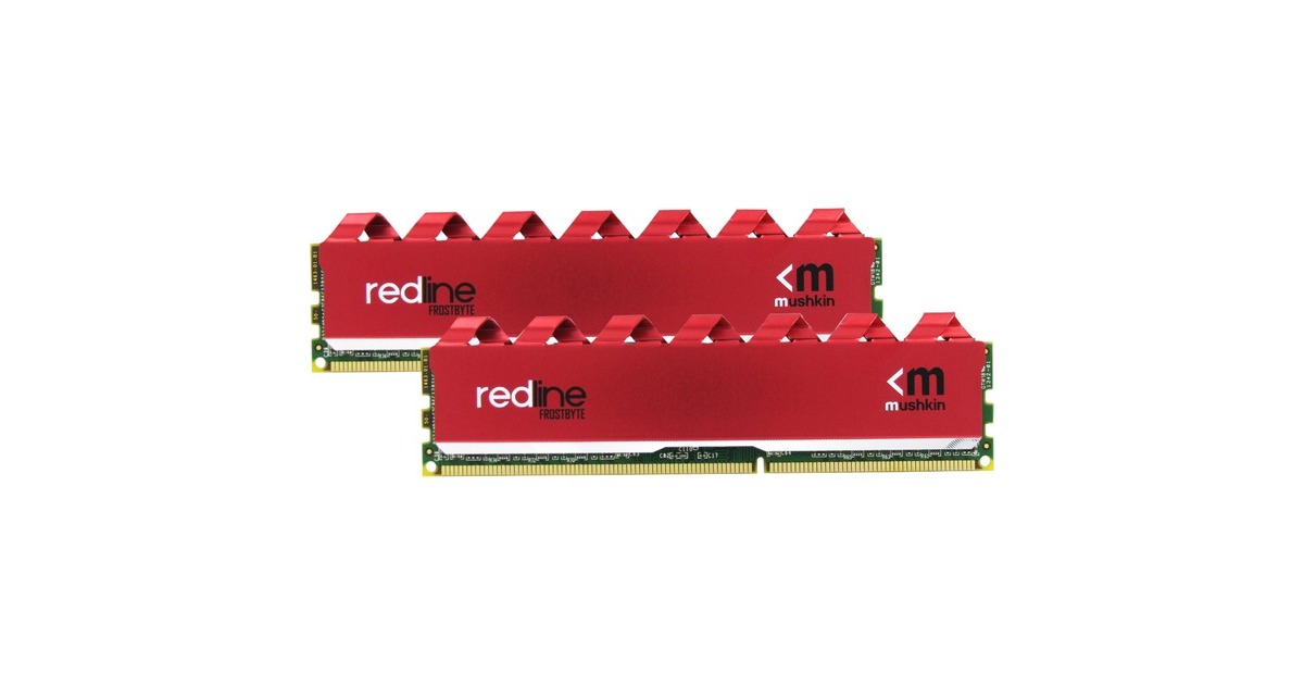 Mushkin DIMM 64 GB DDR4-2800 (2x 32 GB) Dual-Kit, Arbeitsspeicher(rot, MRA4U280HHHH32GX2, Redline, INTEL XMP)