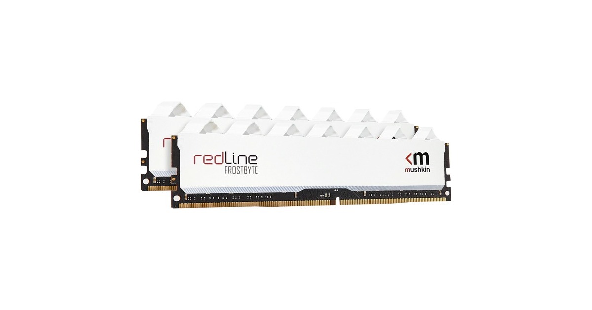 Mushkin DIMM 64 GB DDR4-3200 (2x 32 GB) Dual-Kit, Arbeitsspeicher(weiß, MRD4U320GJJM32GX2, Redline, INTEL XMP)