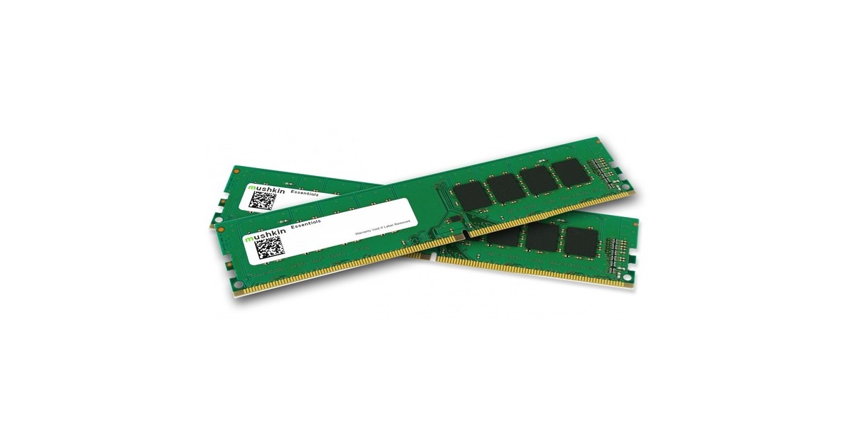 Mushkin DIMM 64 GB DDR4-3200 (2x 32 GB) Dual-Kit, Arbeitsspeicher(MES4U320NF32GX2, Essentials)