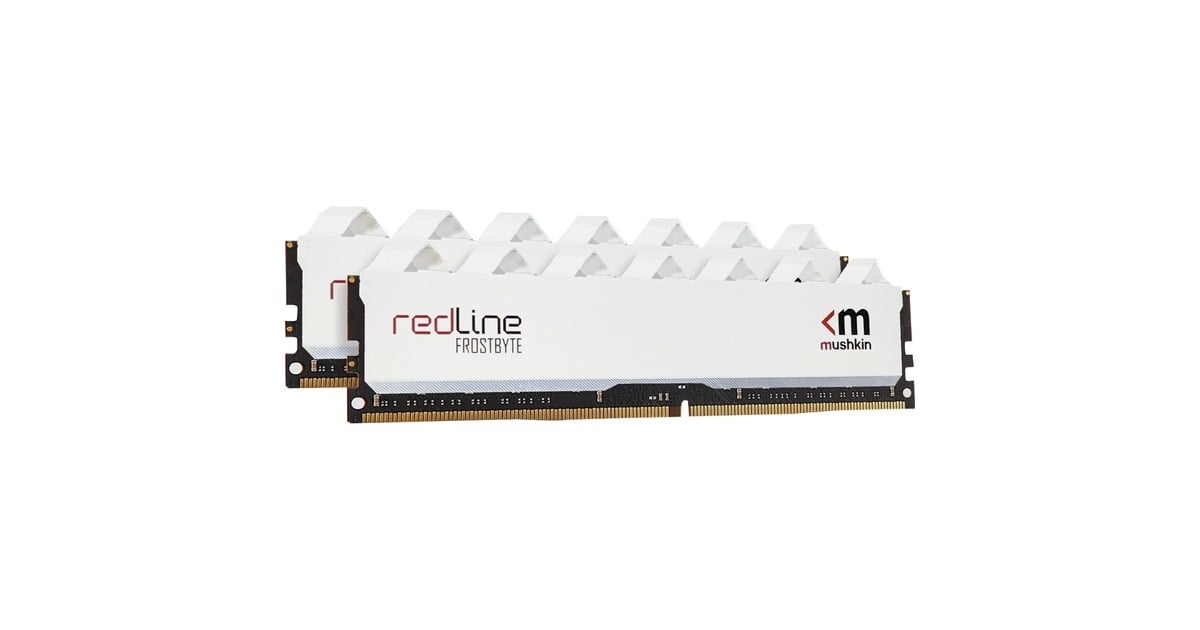 Mushkin DIMM 64 GB DDR4-3600 (2x 32 GB) Dual-Kit, Arbeitsspeicher(weiß, MRD4U360JNNM32GX2, Redline, INTEL XMP)