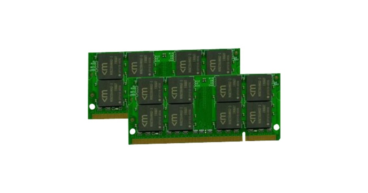 Mushkin SO-DIMM 4 GB DDR2-667 (2x 2 GB) Dual-Kit, Arbeitsspeicher(996559, Essentials)