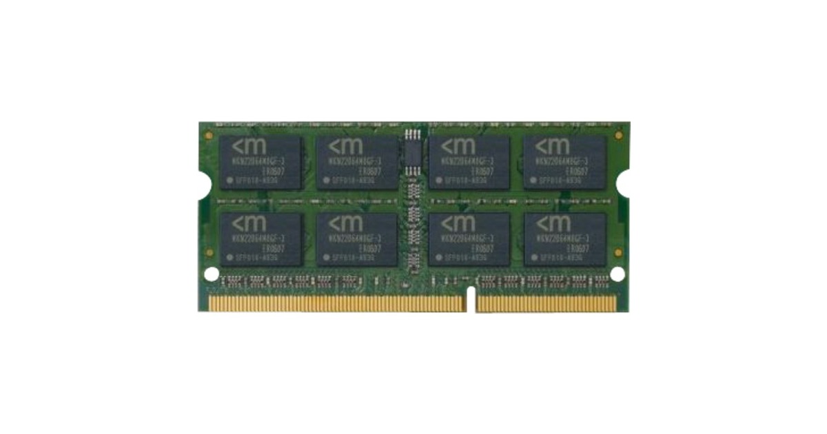 Mushkin SO-DIMM 4 GB DDR3-1600, Arbeitsspeicher(992037, Essentials)