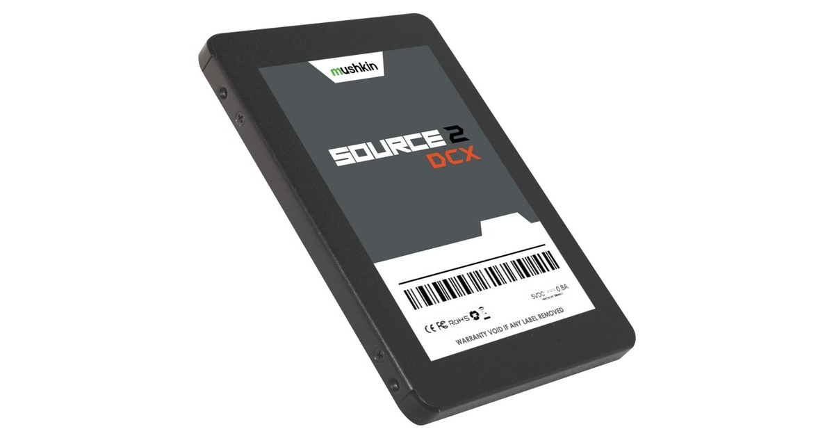 Mushkin Source 2 DCX 480 GB, SSD(schwarz, SATA 6 Gb/s, 2,5", SED)