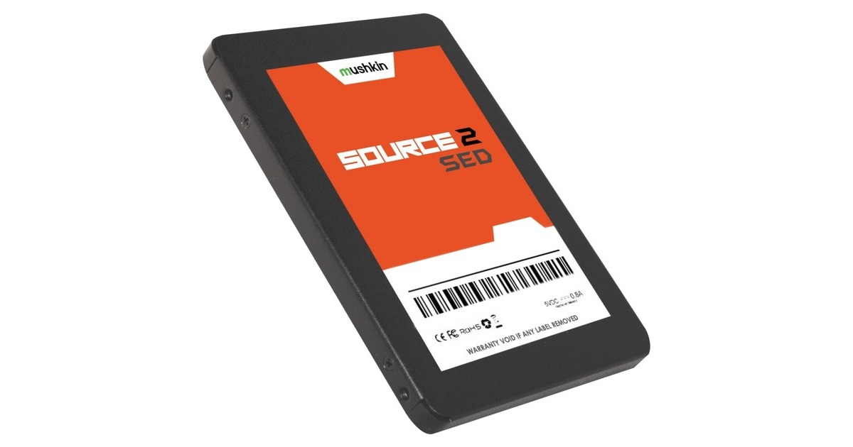 Mushkin Source 2 SED 1 TB, SSD(schwarz, SATA 6 Gb/s, 2,5")