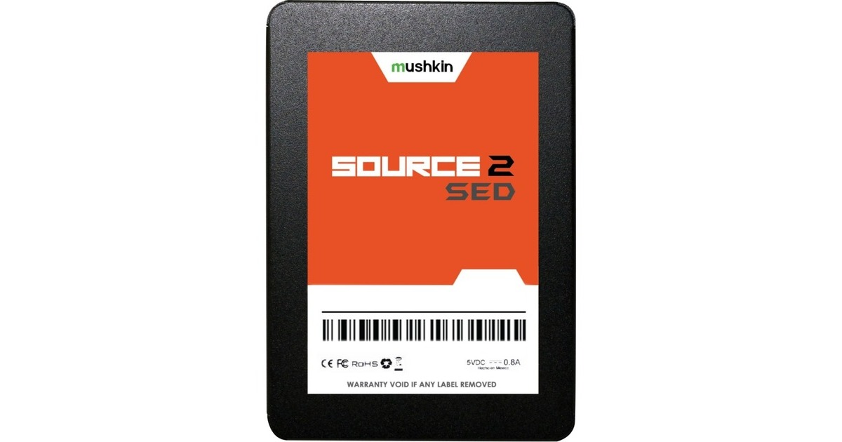 Mushkin Source 2 SED 512 GB, SSD(schwarz, SATA 6 Gb/s, 2,5