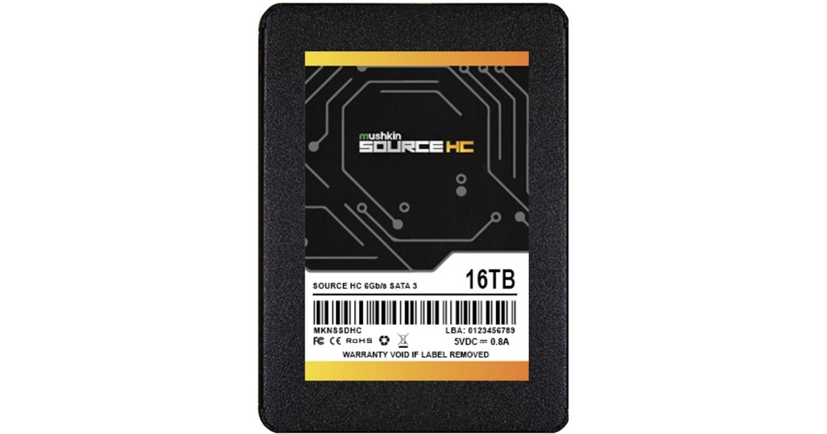 Mushkin Source HC 16 TB, SSD(schwarz, SATA 6 Gb/s, 2,5")