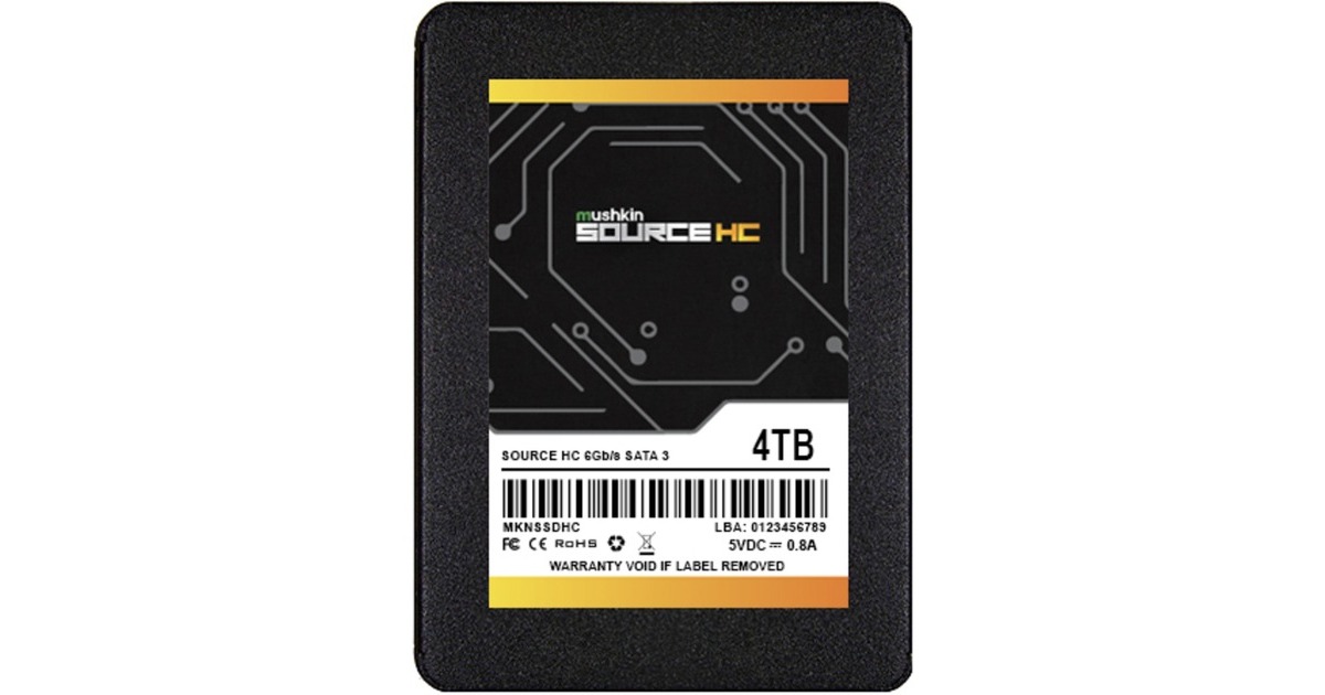 Mushkin Source HC 4 TB, SSD(schwarz, SATA 6 Gb/s, 2,5")