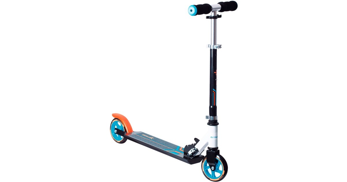 Muuwmi Aluminium Scooter 125 mm(schwarz/blau)