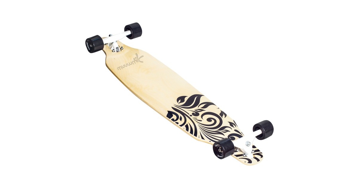 Muuwmi Longboard ABEC 7 Wood, Skateboard