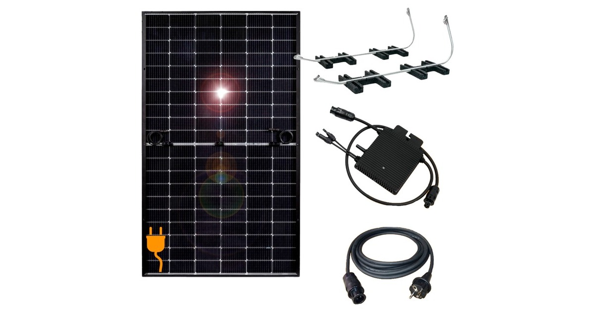 MyVoltaics Balkonkraftwerk MyGarten - einfach, 400 Watt(0% MWST, 1x 400W, für Garten / Terrasse)