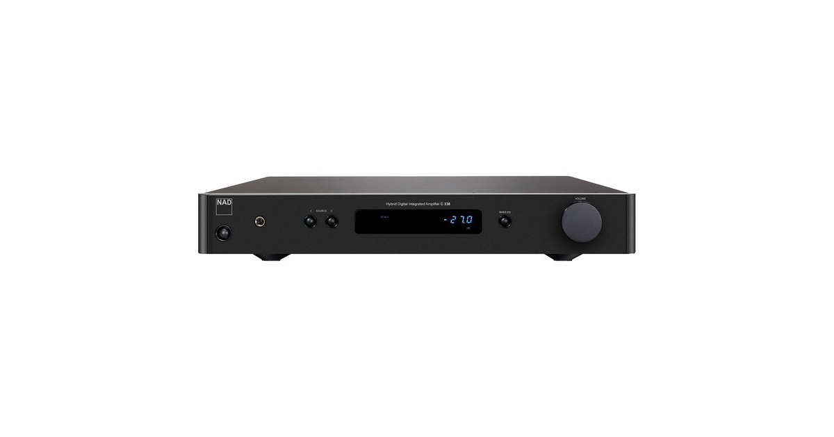 NAD C 338, Verstärker(schwarz, WLAN, Bluetooth)