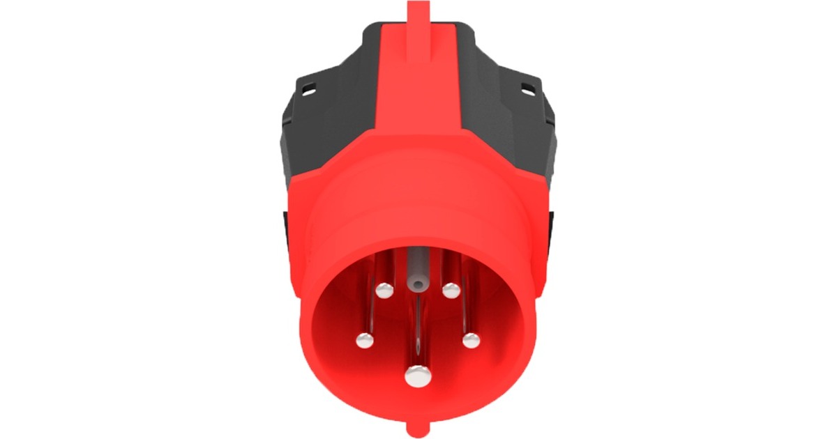 NRGkick Steckeraufsatz 16A - 5polig, max. 11kW, Adapter(schwarz/rot, für NRGkick Ladeeinheit)