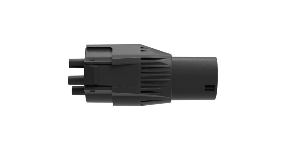 NRGkick Steckeraufsatz für Ladesäulen Typ 2, max. 32A, 22kW, Adapter(schwarz/rot, für NRGkick Ladeeinheit)