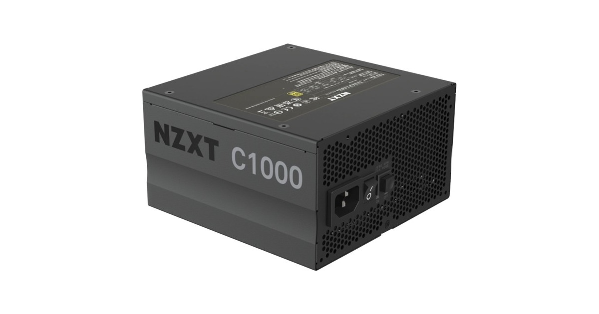 NZXT C1000 80+ Gold 1000W, PC-Netzteil(schwarz, 6x PCIe, Kabel-Management, 1000 Watt)