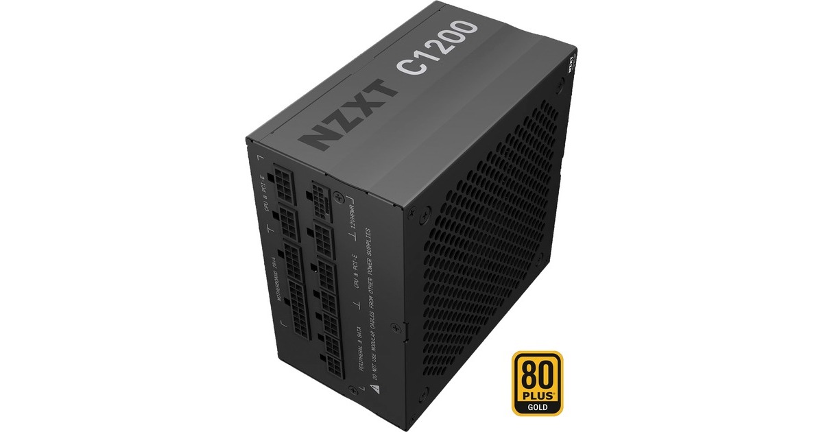 NZXT C1200 Gold 1200W, PC-Netzteil(schwarz, 1200 Watt)