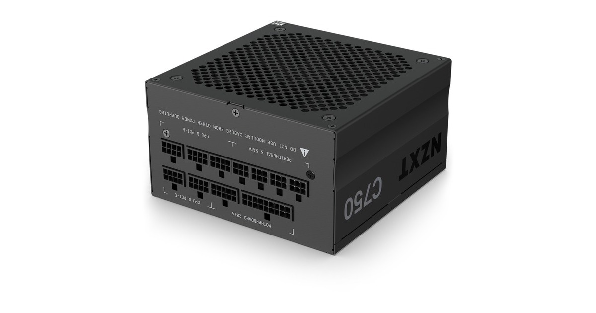 NZXT C750 80+ Gold 750W, PC-Netzteil(schwarz, 6x PCIe, Kabel-Management, 750 Watt)
