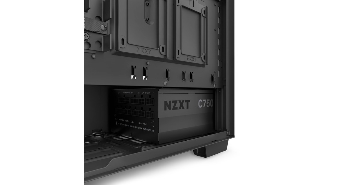 NZXT C750 80+ Gold 750W, PC-Netzteil(schwarz, 6x PCIe, Kabel-Management, 750 Watt)