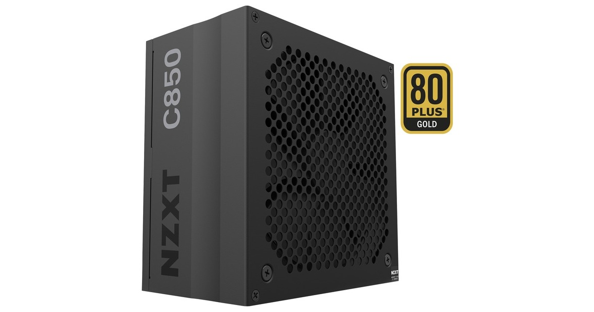 NZXT C850 80+ Gold 850W, PC-Netzteil(schwarz, 6x PCIe, Kabel-Management, 850 Watt)