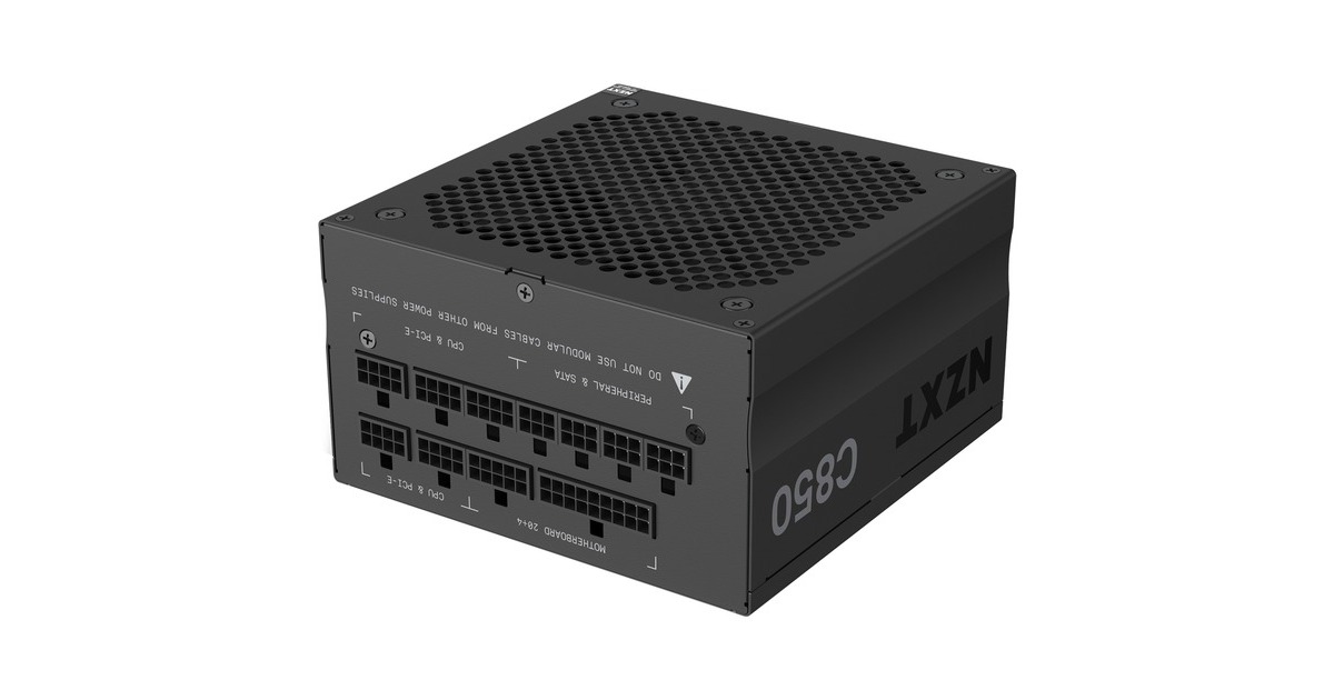 NZXT C850 80+ Gold 850W, PC-Netzteil(schwarz, 6x PCIe, Kabel-Management, 850 Watt)