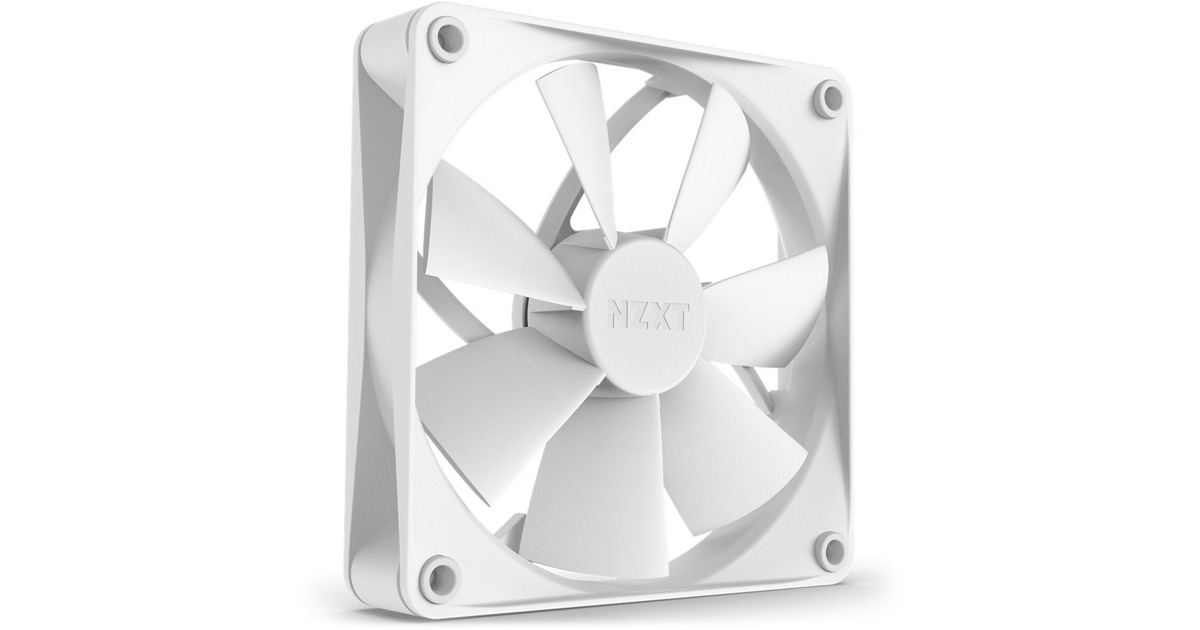 NZXT F120P PWM Airflow 120x120x26, Gehäuselüfter(weiß) NZXT F120P PWM Airflow 120x120x26, Gehäuselüfter(weiß)