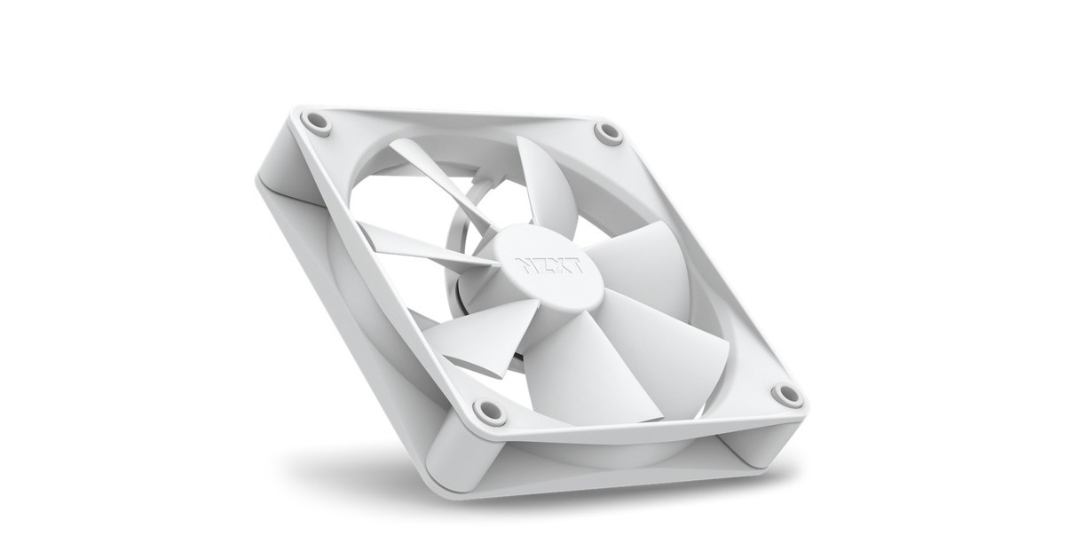 NZXT F120P PWM Airflow 120x120x26, Gehäuselüfter(weiß)