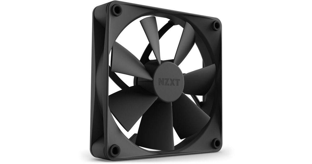 NZXT F120P PWM Airflow 120x120x2, Gehäuselüfter(schwarz) NZXT F120P PWM Airflow 120x120x2, Gehäuselüfter(schwarz)