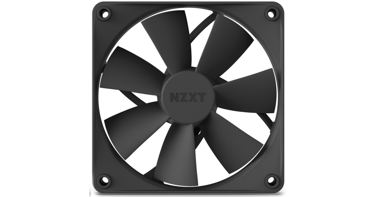 NZXT F120P PWM Airflow 120x120x2, Gehäuselüfter(schwarz)