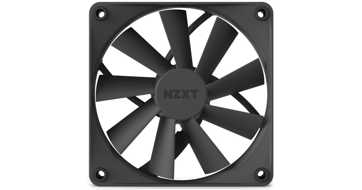 NZXT F120Q Quiet Airflow 120x120x26, Gehäuselüfter(schwarz)