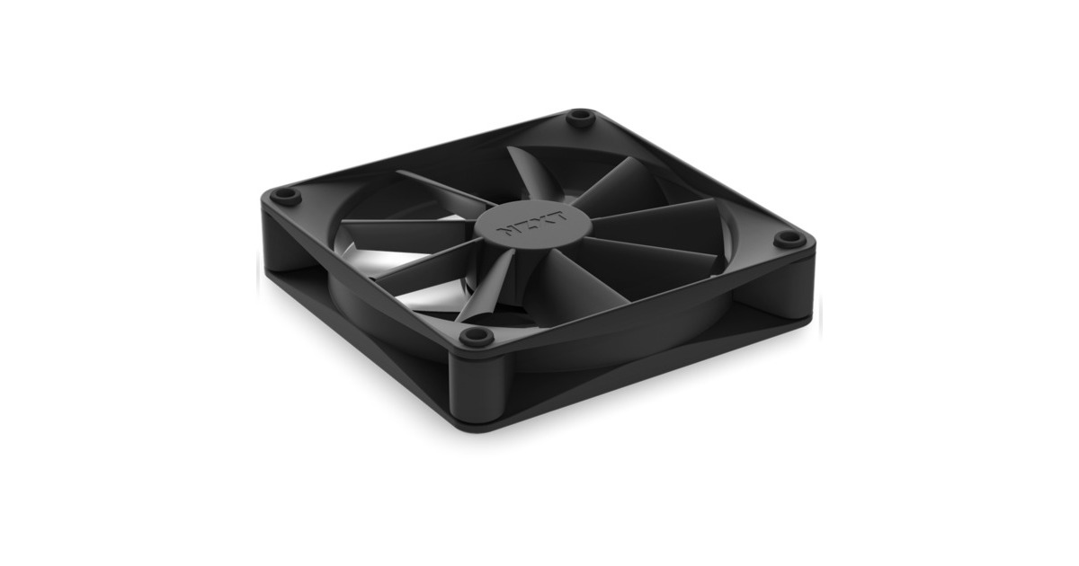 NZXT F120Q Quiet Airflow 120x120x26, Gehäuselüfter(schwarz)