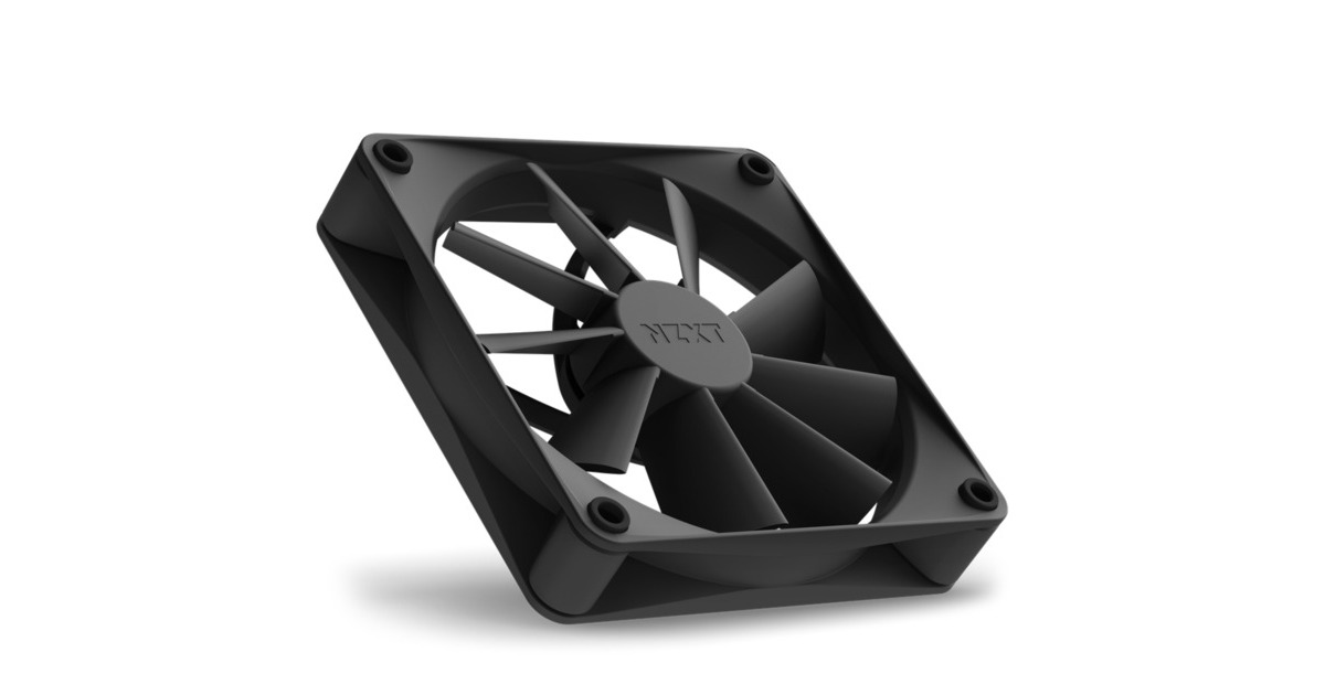 NZXT F120Q Quiet Airflow 120x120x26, Gehäuselüfter(schwarz)