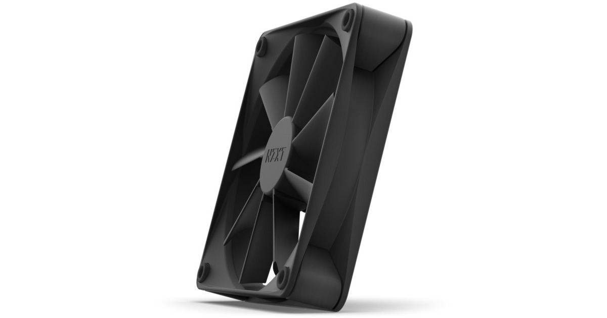 NZXT F120Q Quiet Airflow 120x120x26, Gehäuselüfter(schwarz)
