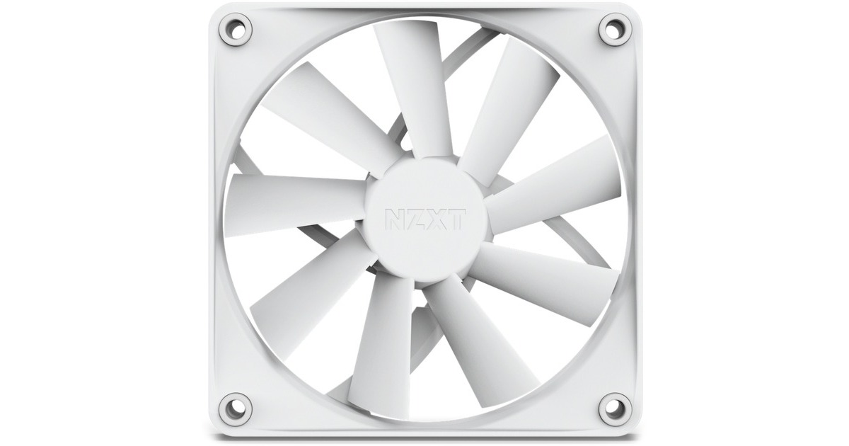 NZXT F120Q Quiet Airflow 120x120x26, Gehäuselüfter(weiß)