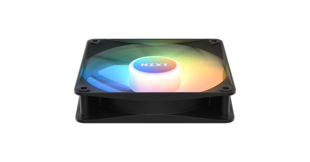 NZXT F120 RGB Core Single 120x120x26, Gehäuselüfter(schwarz, Einzellüfter, ohne Controller)