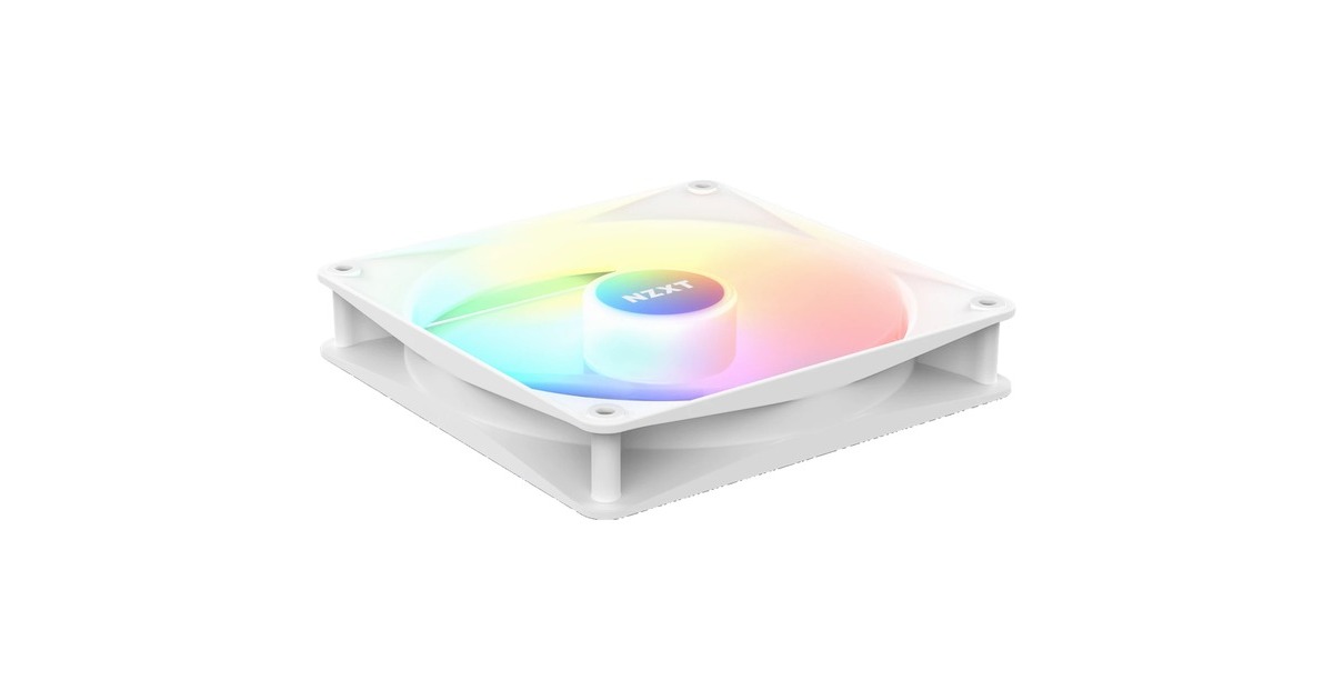 NZXT F120 RGB Core Triple Pack 120x120x26, Gehäuselüfter(weiß, 3er Pack, inkl. RGB-Controller)